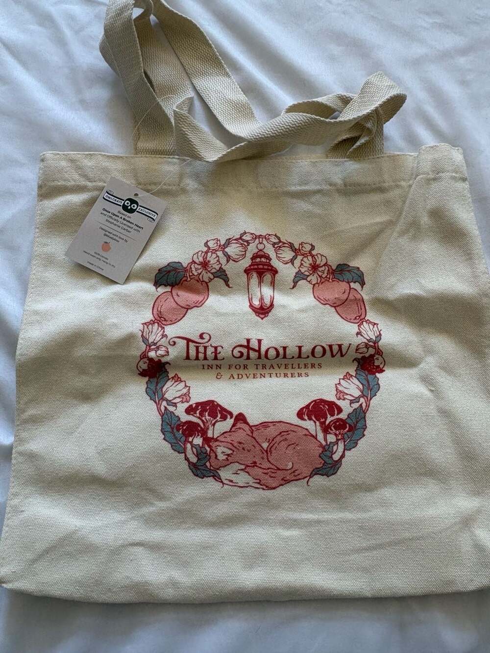 OwlCrate Once Upon A Broken Heart The Hollow Tote Bag